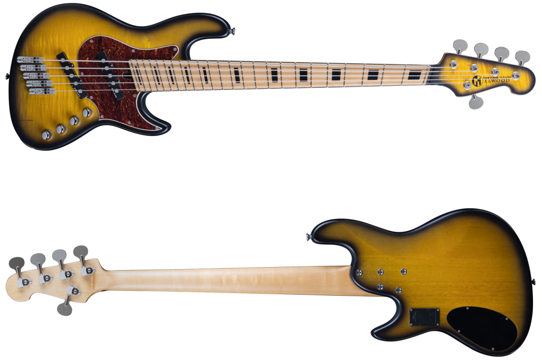 Maruszczyk Instruments Elwood 5a Tobacco Burst Multiscale